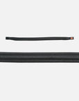 Trense Kieffer Ultrasoft® Economy in Schwarz mit Chrombeschlägen: bombiertes Stirnband