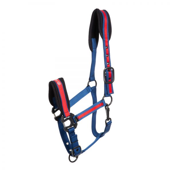 Headcollar Supreme, blue and red