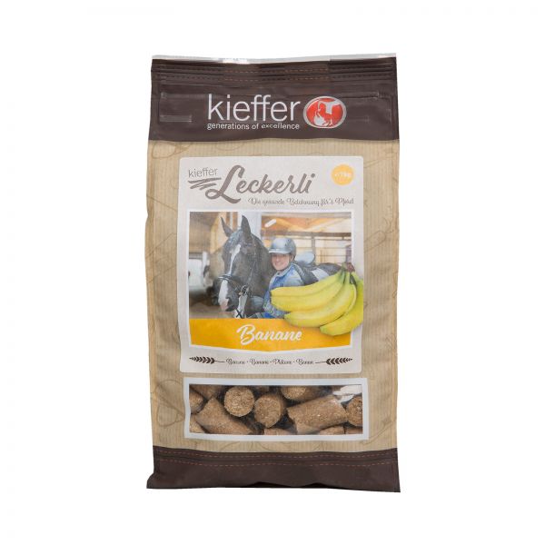 Kieffer horse treats with banana flavour