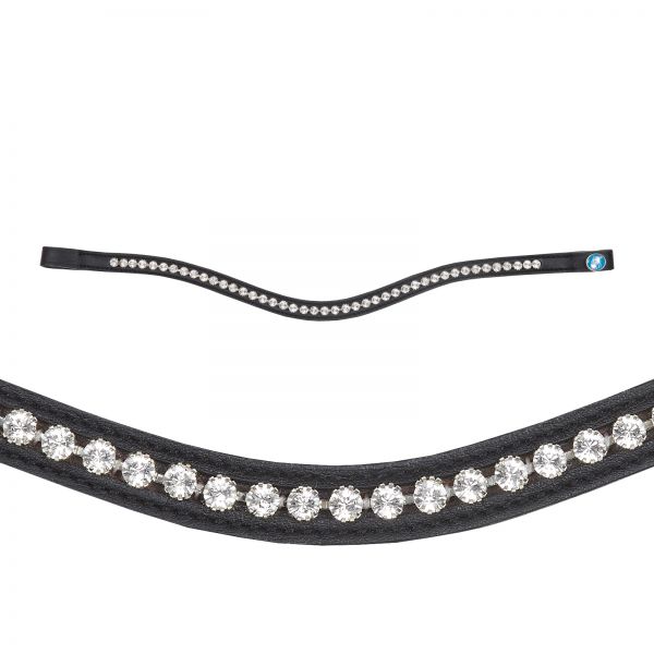 Crystal browband in detail