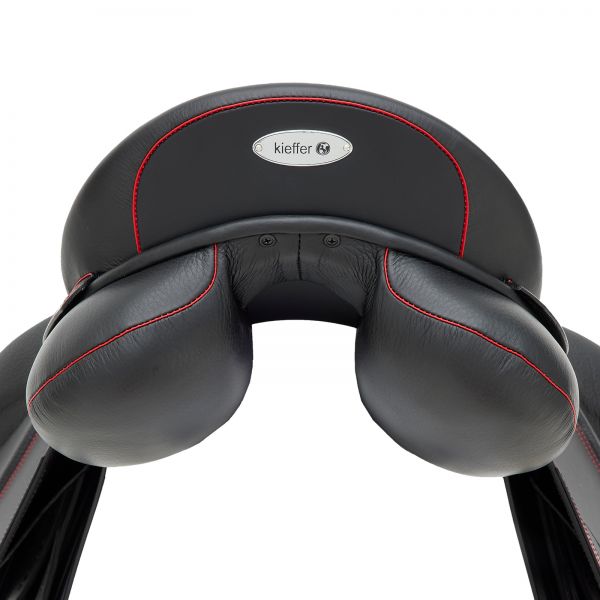 General Purpose Saddle Aachen Classic with red highlights in detail
