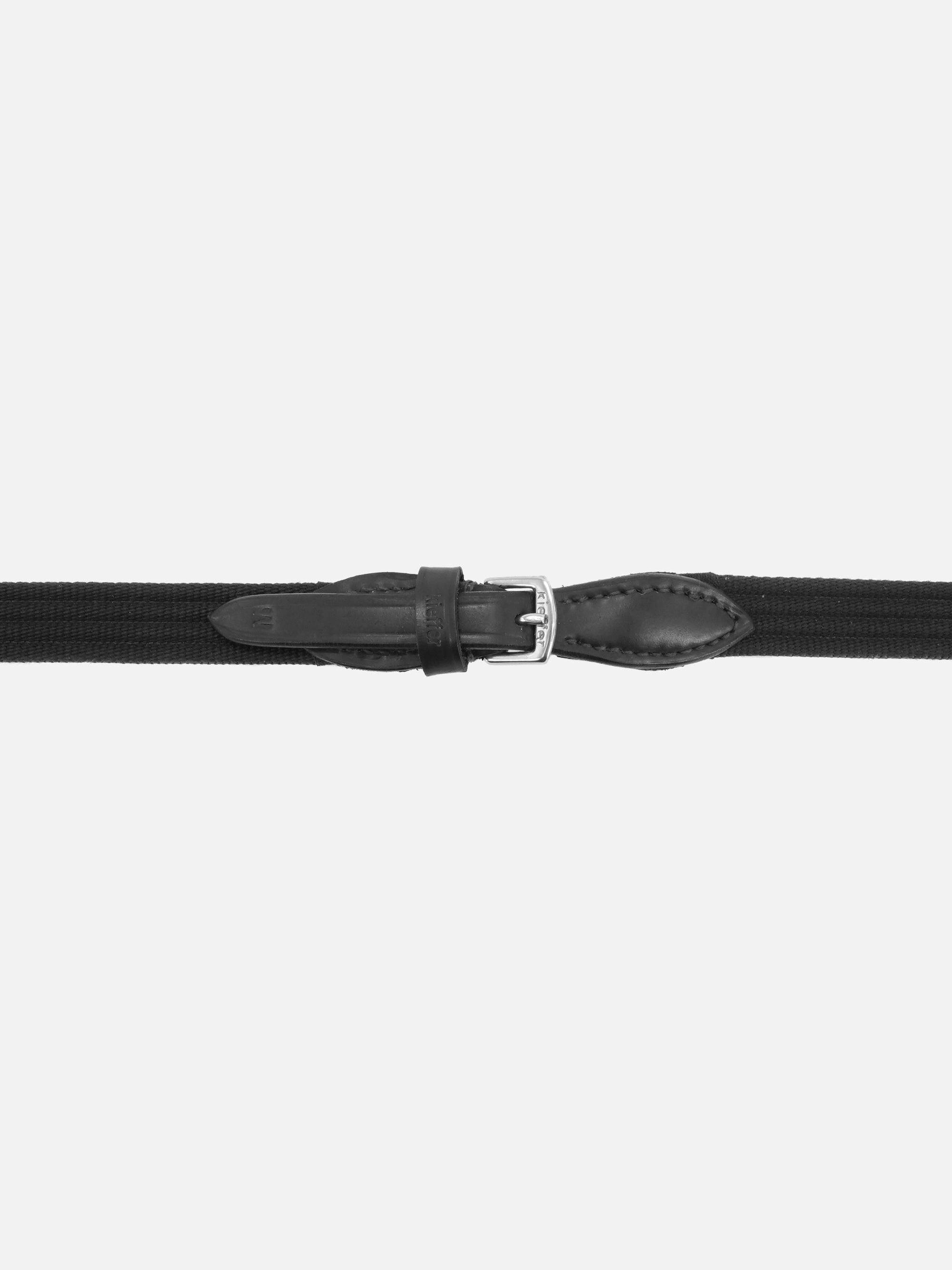 Detailfoto Gurtzügel Belinda in Schwarz mit Chrombeschlägen