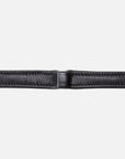 Detailfoto Lederzügel Kieffer Ultrasoft® in Schwarz mit Chrombeschlägen: Stege