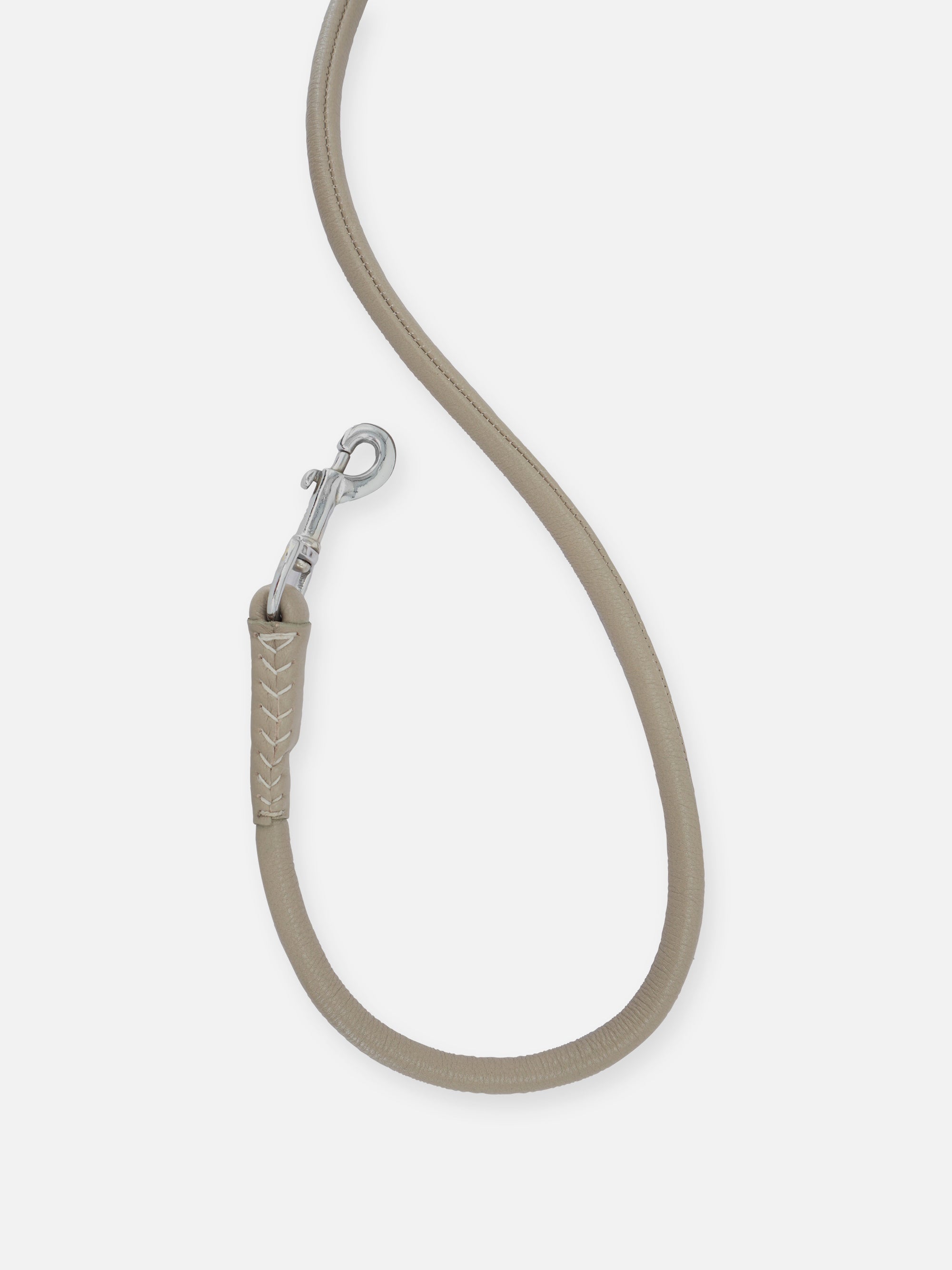 Detailfoto Karabiner Hundeleine Kieffer Ultrasoft® Horsebit in Taupe