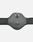 Detailfoto Kurzgurt Kieffer EquiConnect® mit Bauchauflage: Verstärkter Mittelteil mit D-Ring und Logoapplikation