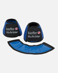 Hufkühler und gelbefülltes Kühlpad im Detail