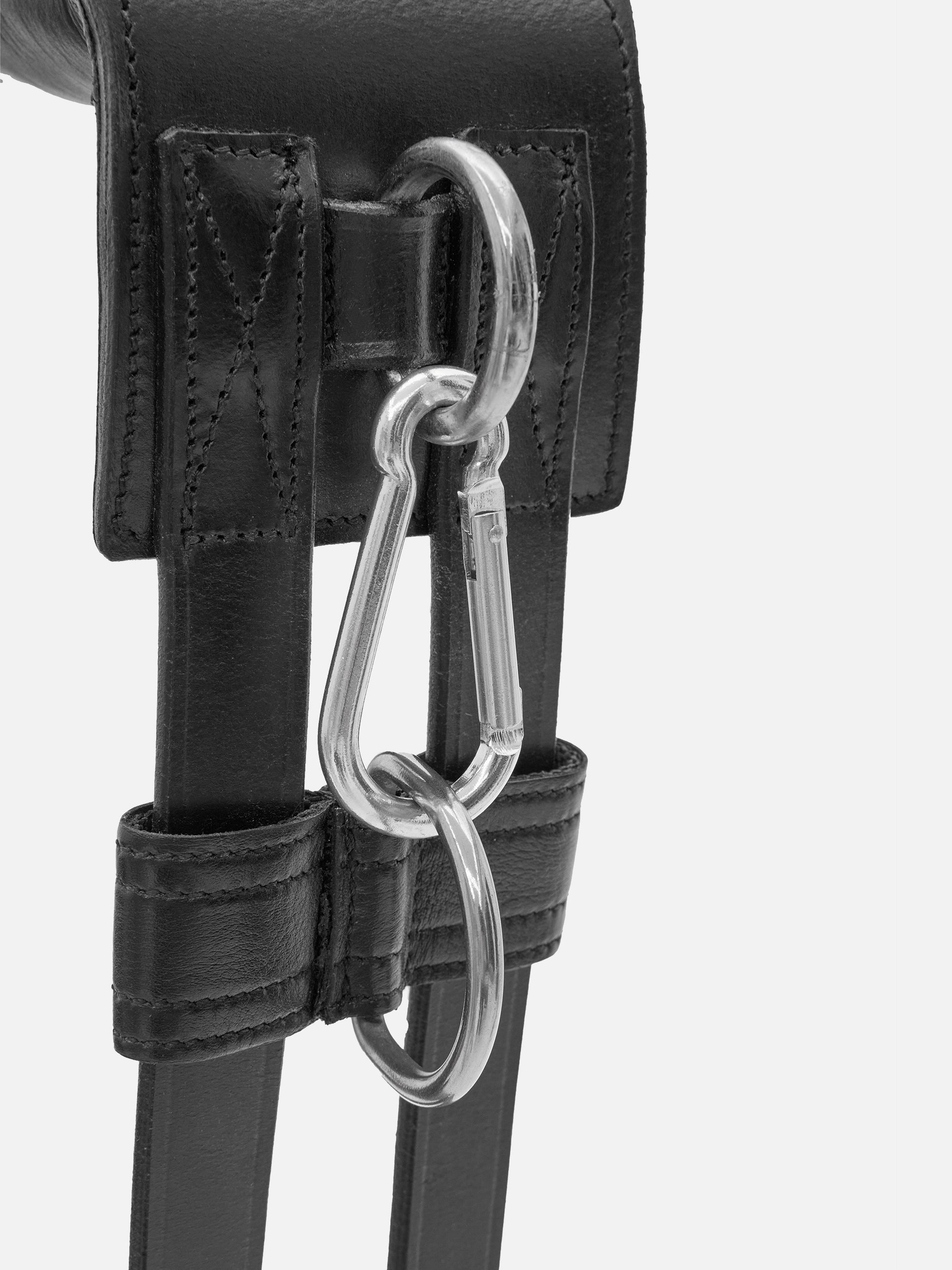 Detailfoto Longiergurt Equishape Pro: seitliche Beschläge