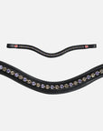 Stirnband Kieffer FlexiLoop® Crystal Purple mit 6 mm großen, grauen und violettfarbenen Kristallen
