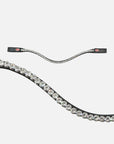 Stirnband Kieffer FlexiLoop® Luxe Crystal mit 8 mm großen, weißen Premium-Kristallen von Swarovski®