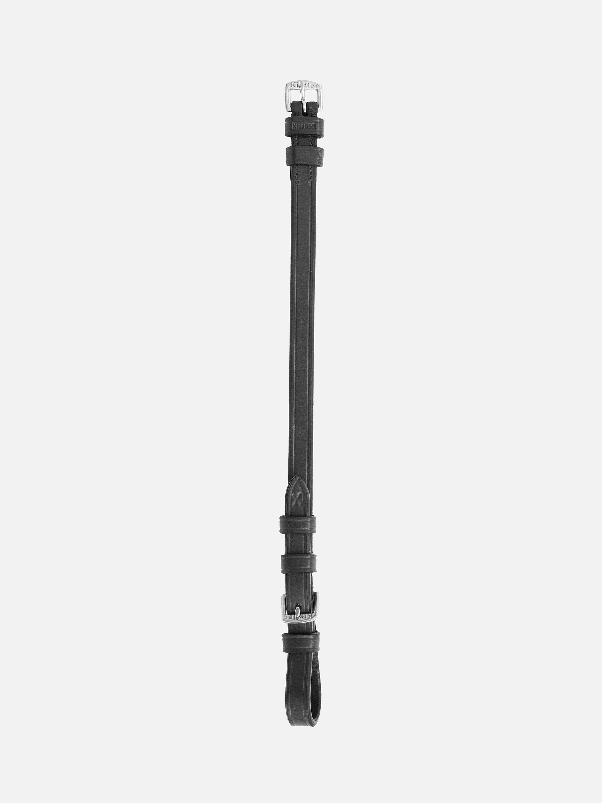Backenstück Belinda/Ergonomic Line in Schwarz mit Chrombeschlägen