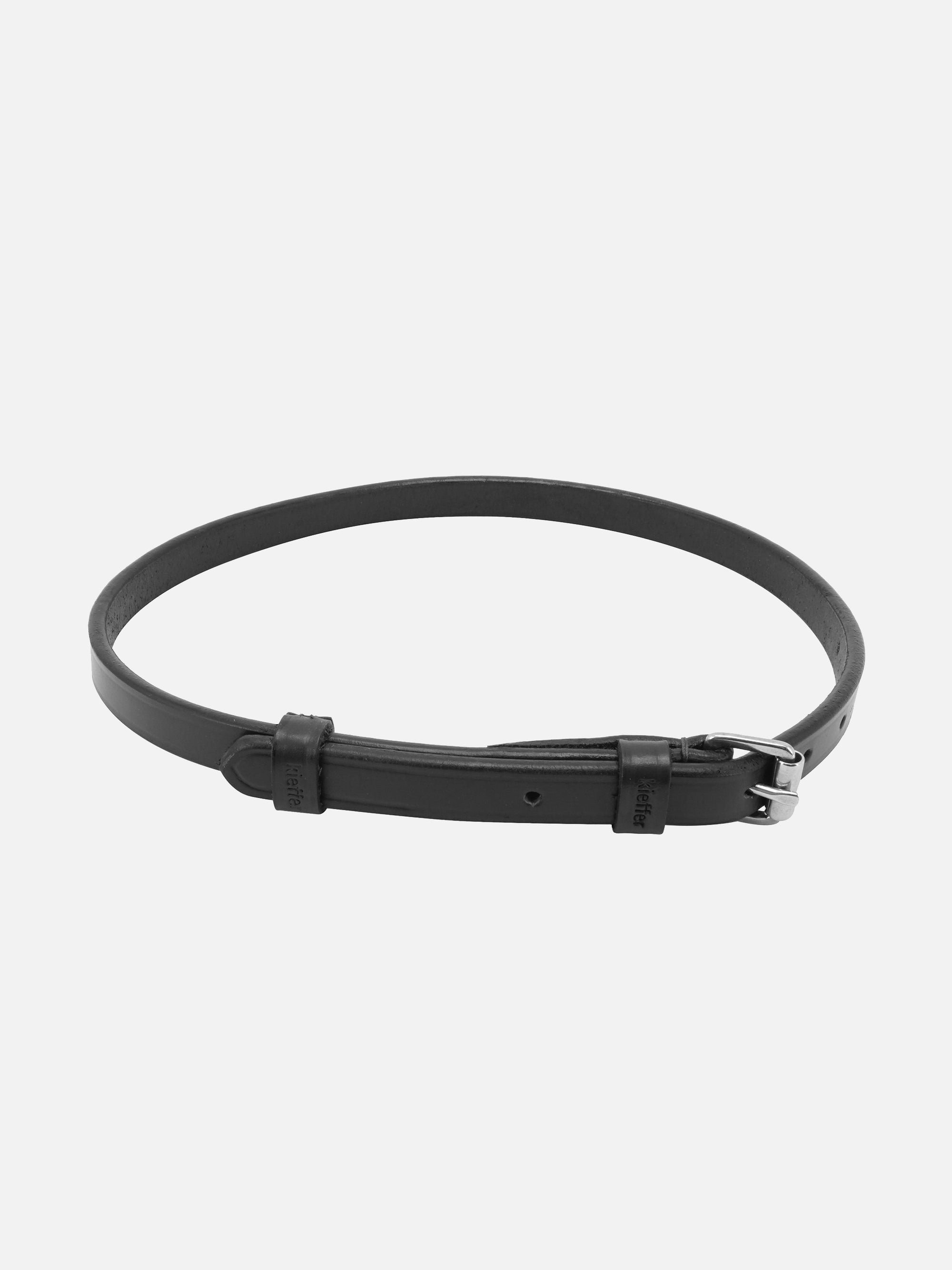 Sperrriemen Belinda/Ergonomic Line in Schwarz mit Chrombeschlägen